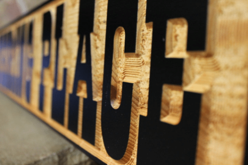 5x36 gathering place - ReverseCut  - farmhouse sign, farmhouse kitchen, fixer upper decor