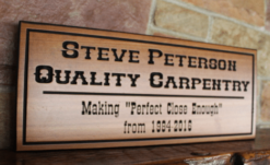 custom business office sign