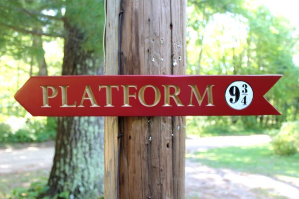 Wooden Arrow Signs - Destination Signs, Singles 3"x23" COLOR