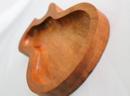 Catch All Tray - hardwood Guitar shaped like Les Paul