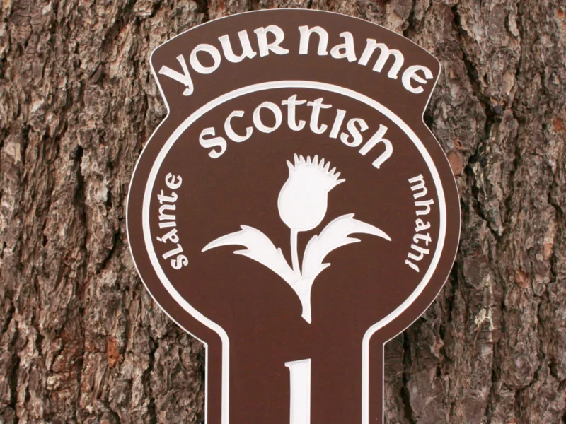 Scottish Inn Signs Scottish Themed Pub / Inn Sign with pointing arrow