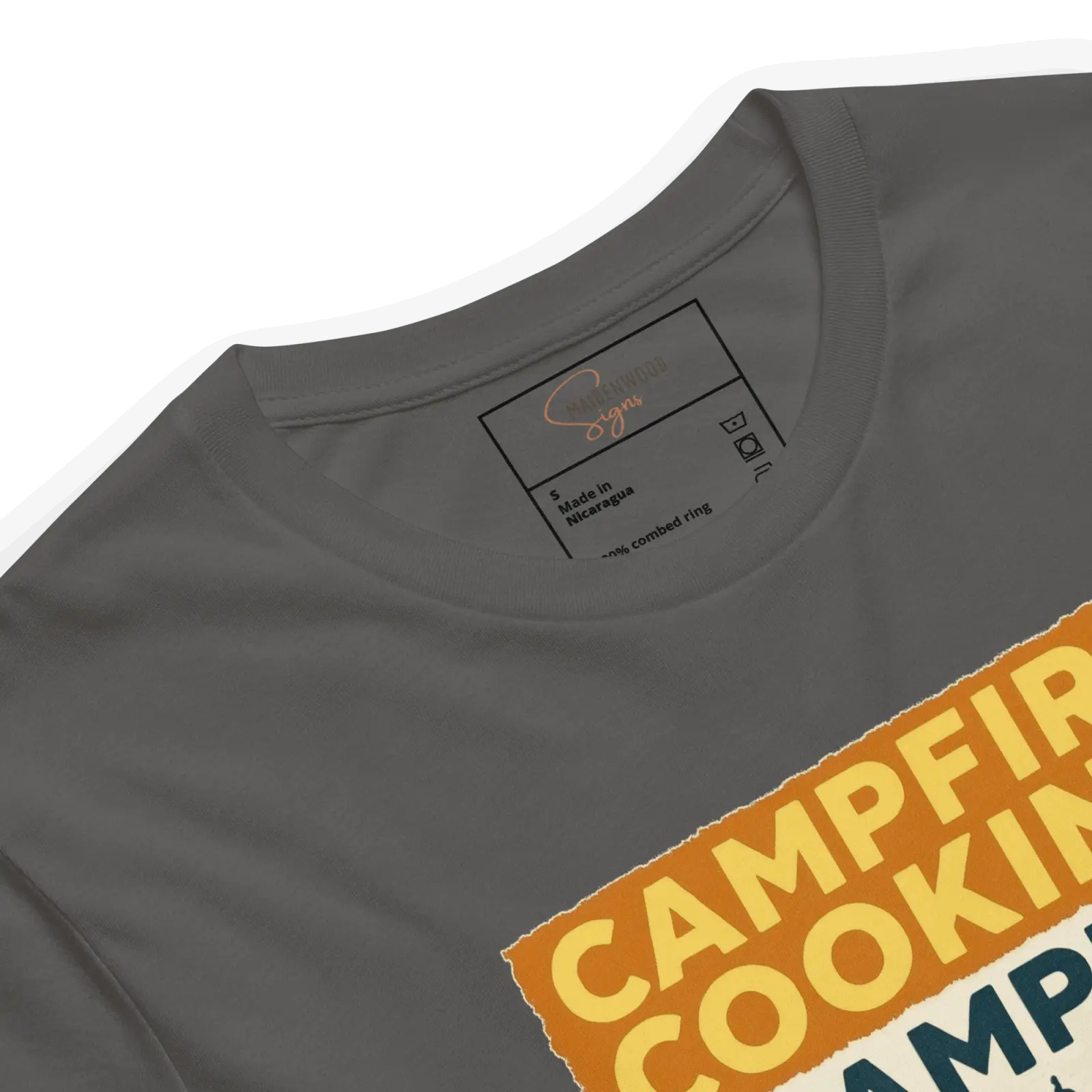 Campfire Cooking Champion T-Shirt – Manistee National Forest | Funny Outdoor Michigan Apparel - Image 8