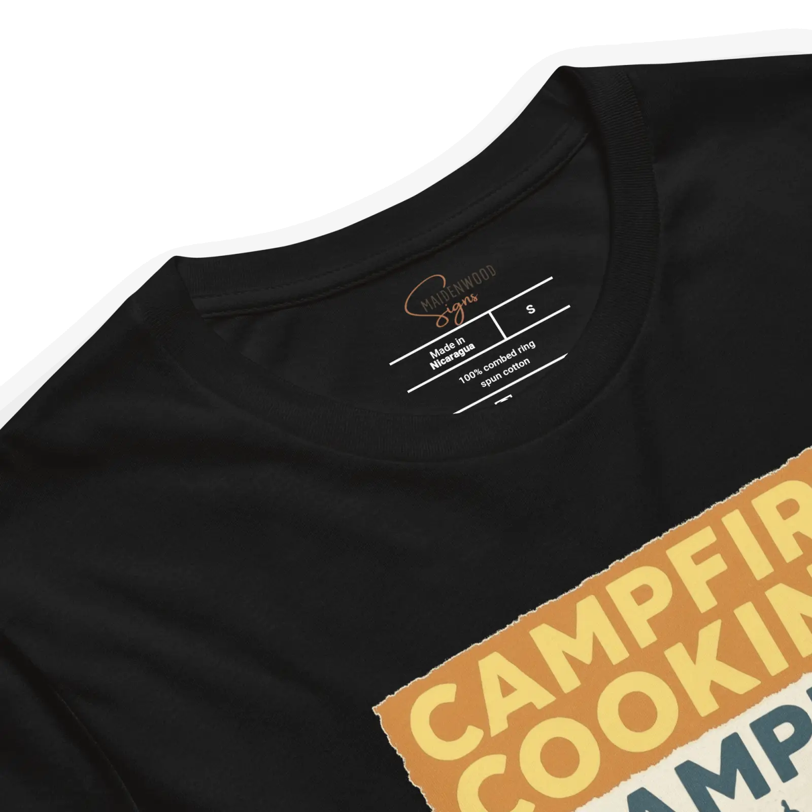 Campfire Cooking Champion T-Shirt – Manistee National Forest | Funny Outdoor Michigan Apparel - Image 7