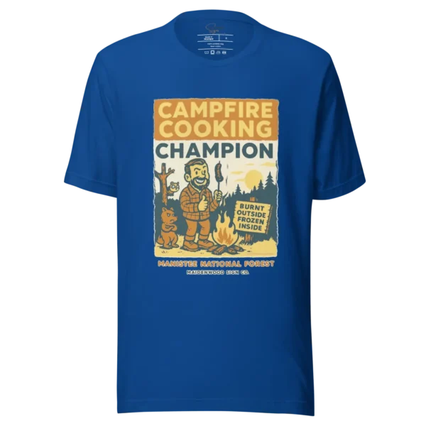 Campfire Cooking Champion t-shirt