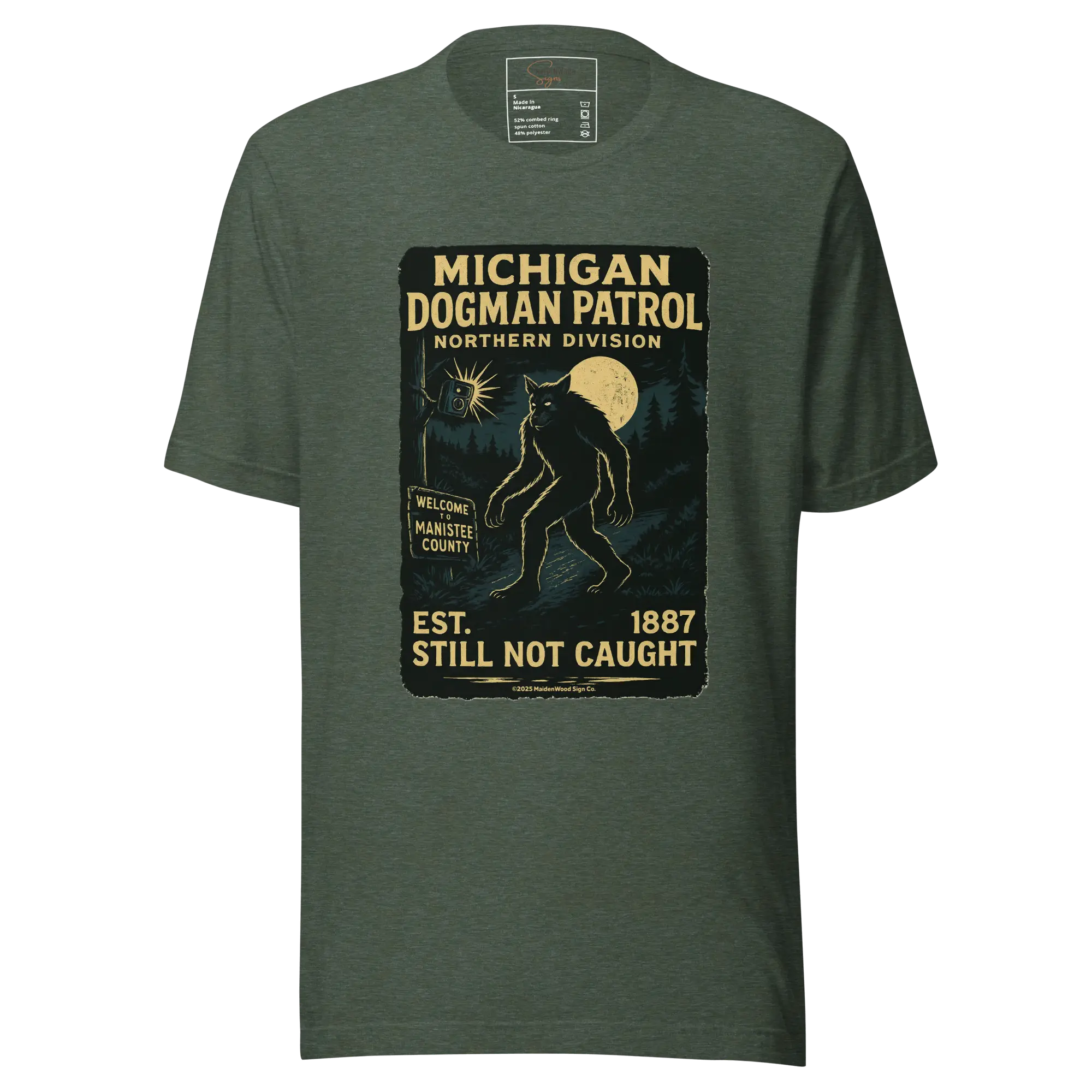Dogman Patrol T-shirt military green