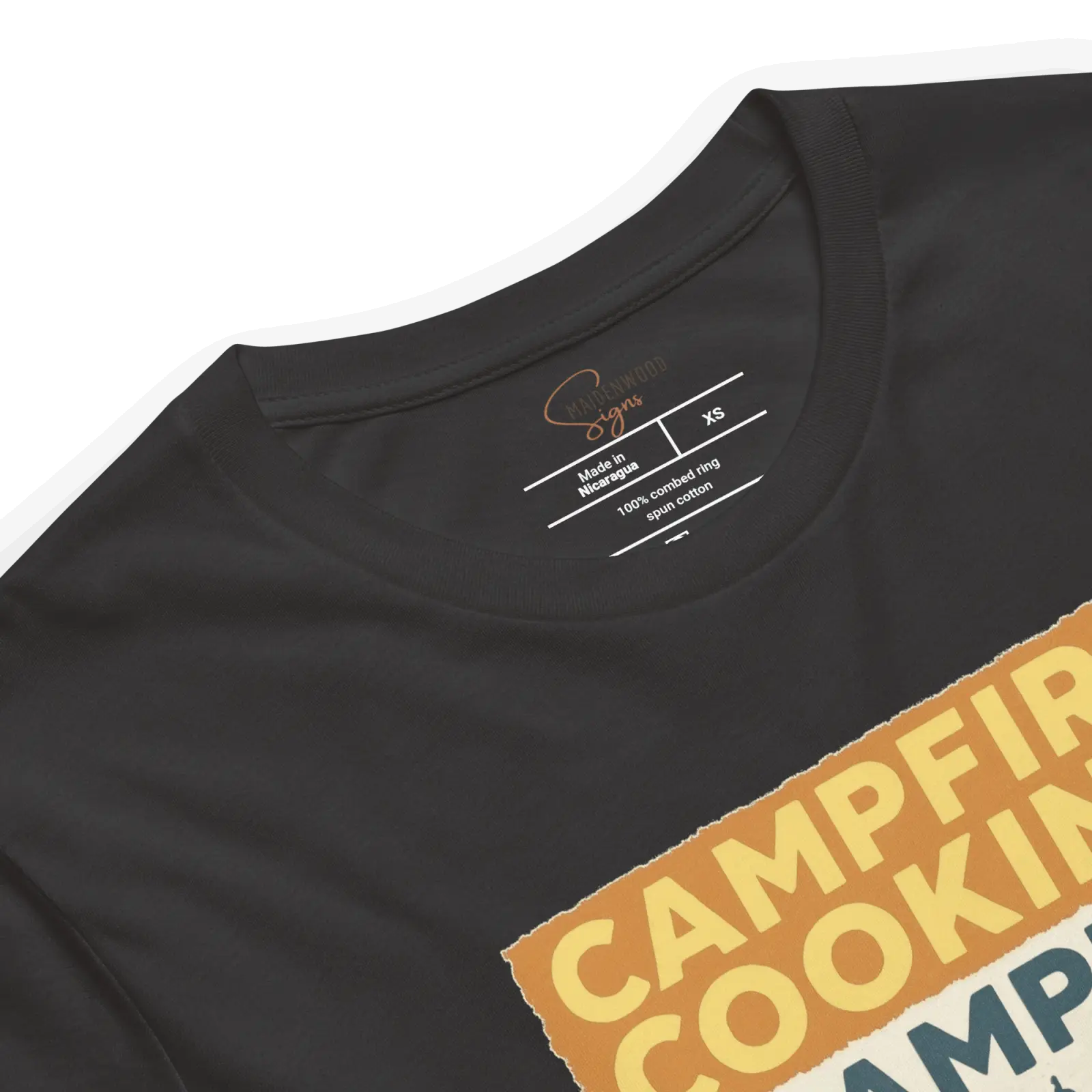 Campfire Cooking Champion T-Shirt – Manistee National Forest | Funny Outdoor Michigan Apparel - Image 6