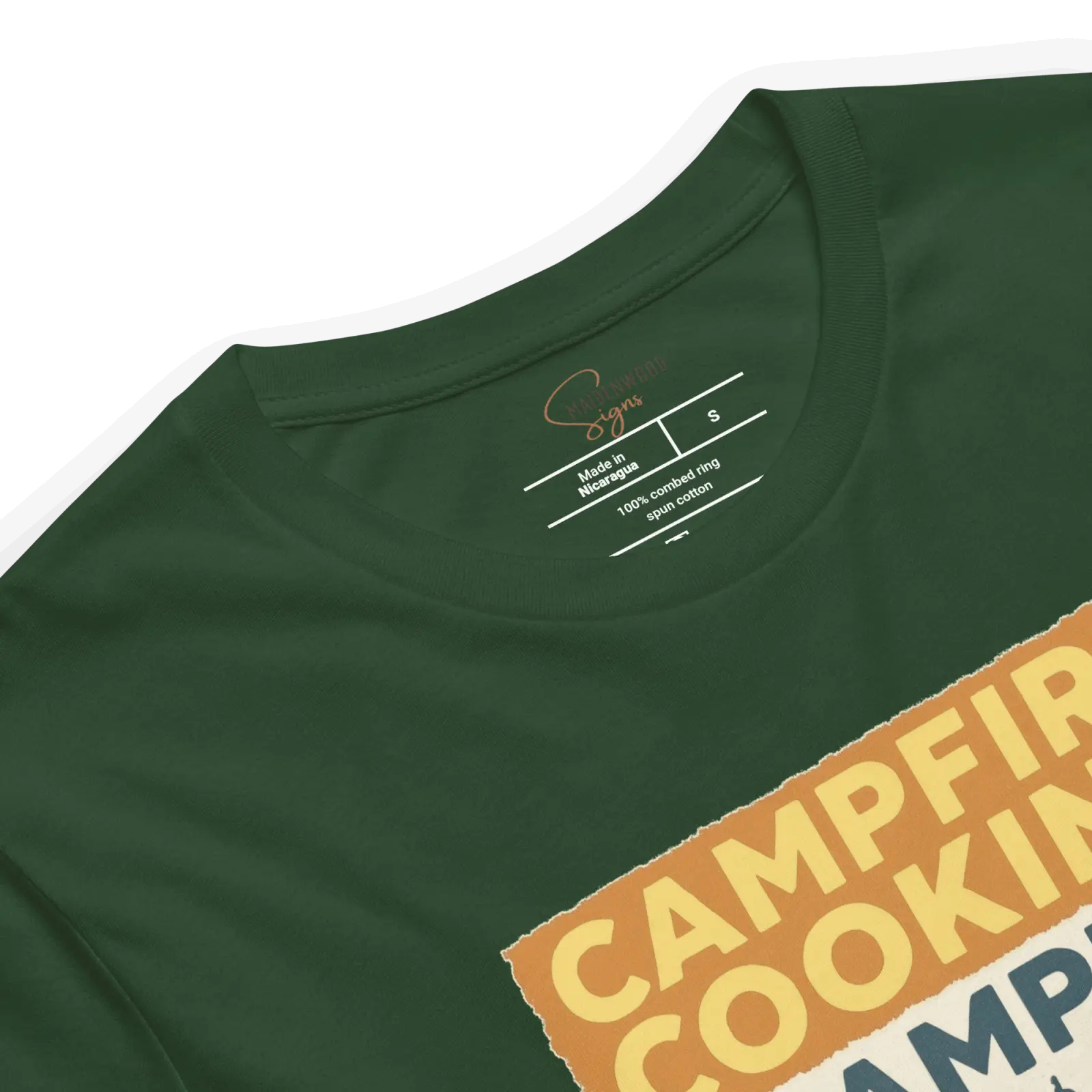 Campfire Cooking Champion T-Shirt – Manistee National Forest | Funny Outdoor Michigan Apparel - Image 5