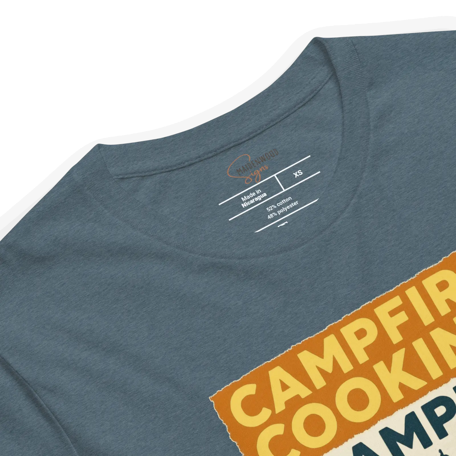 Campfire Cooking Champion T-Shirt – Manistee National Forest | Funny Outdoor Michigan Apparel - Image 4