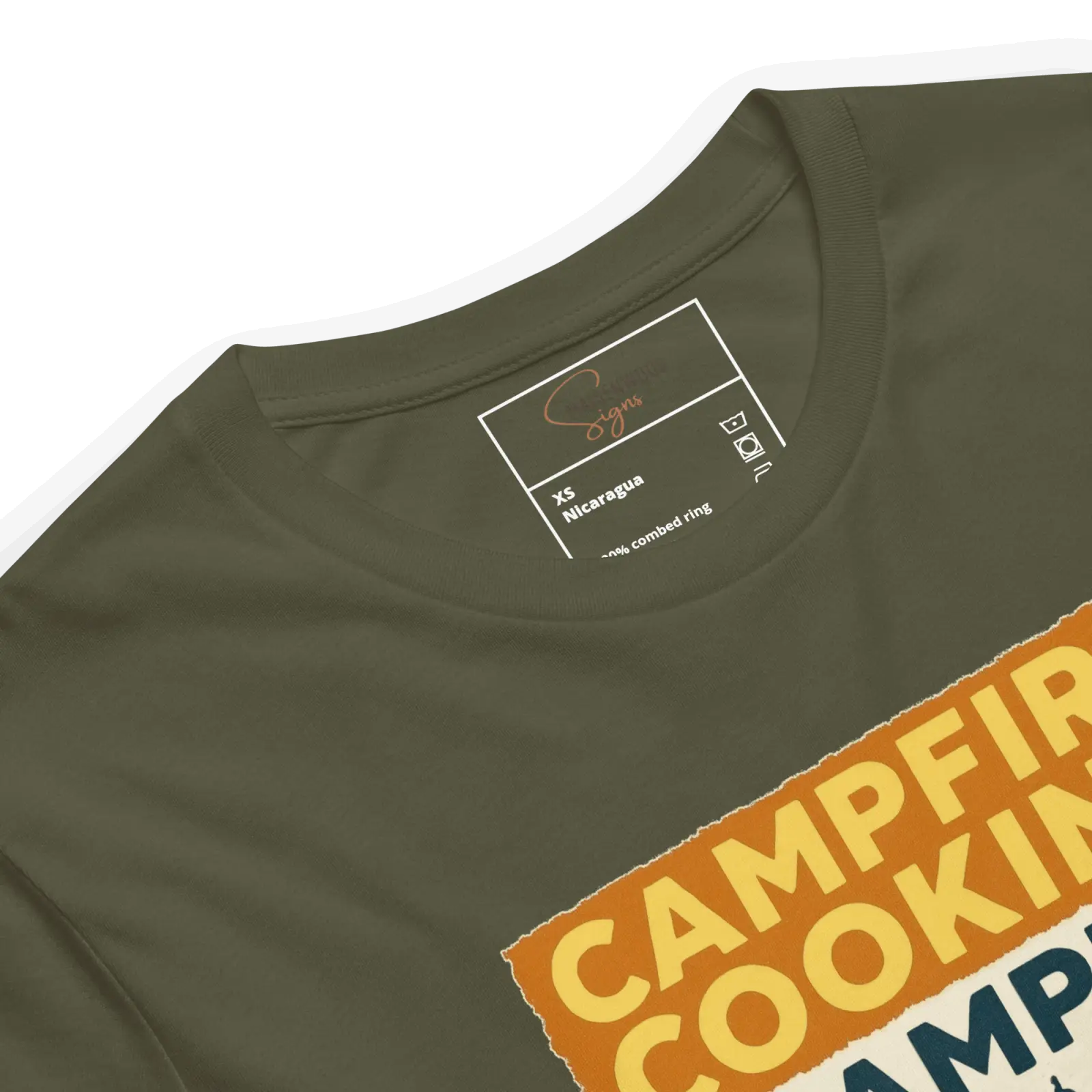 Campfire Cooking Champion T-Shirt – Manistee National Forest | Funny Outdoor Michigan Apparel - Image 13