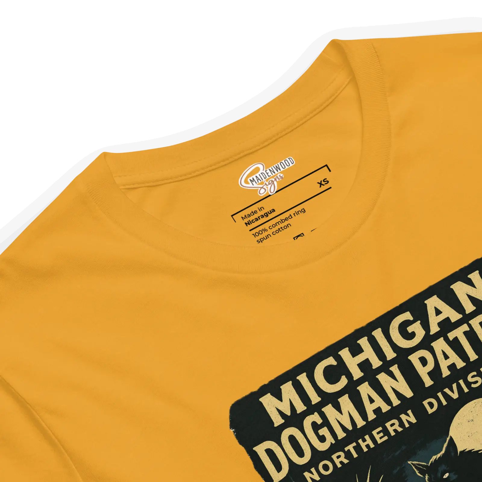 Michigan Dogman Patrol T-Shirt – Northern Division | Retro Cryptid Ranger Apparel - Image 11