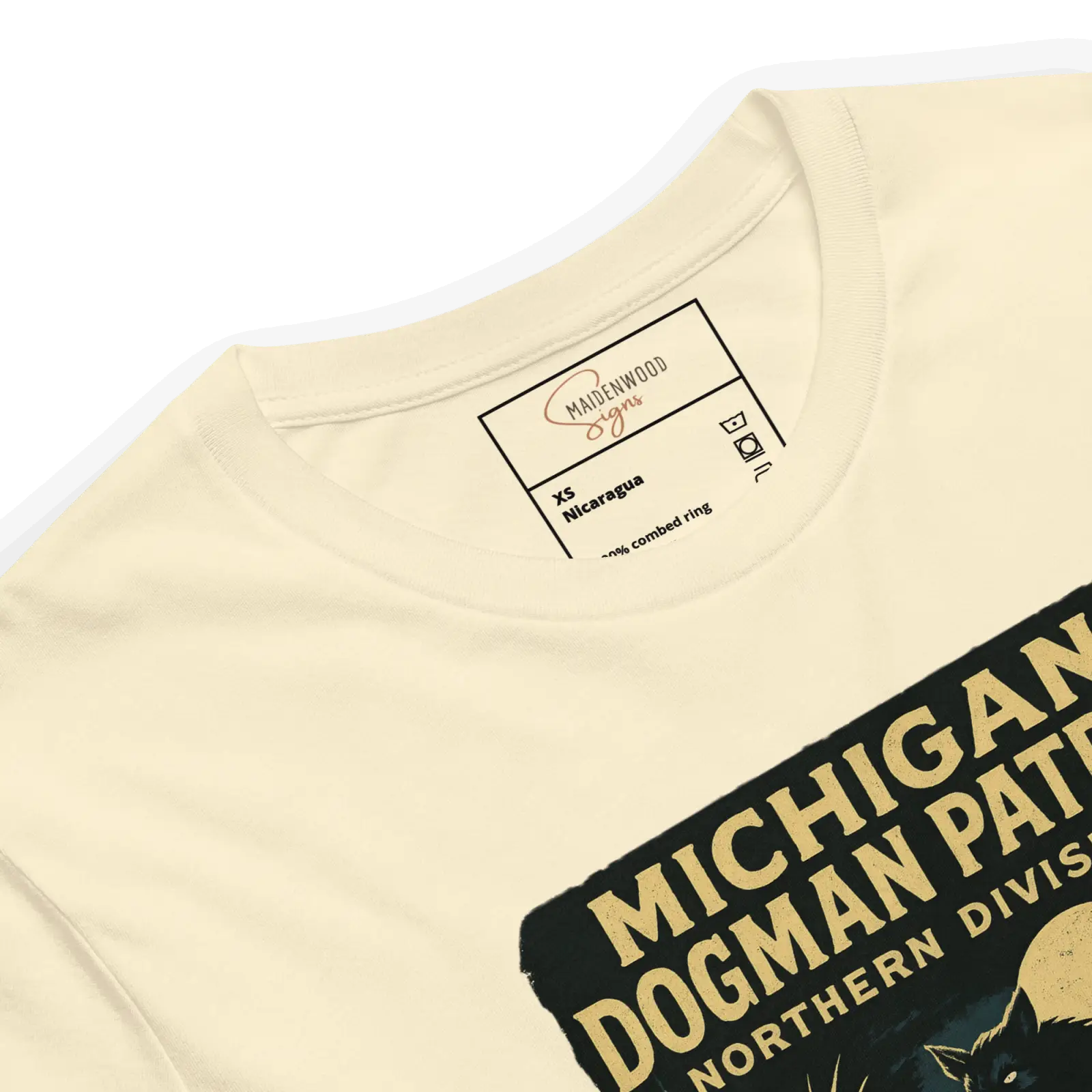 Michigan Dogman Patrol T-Shirt – Northern Division | Retro Cryptid Ranger Apparel - Image 12