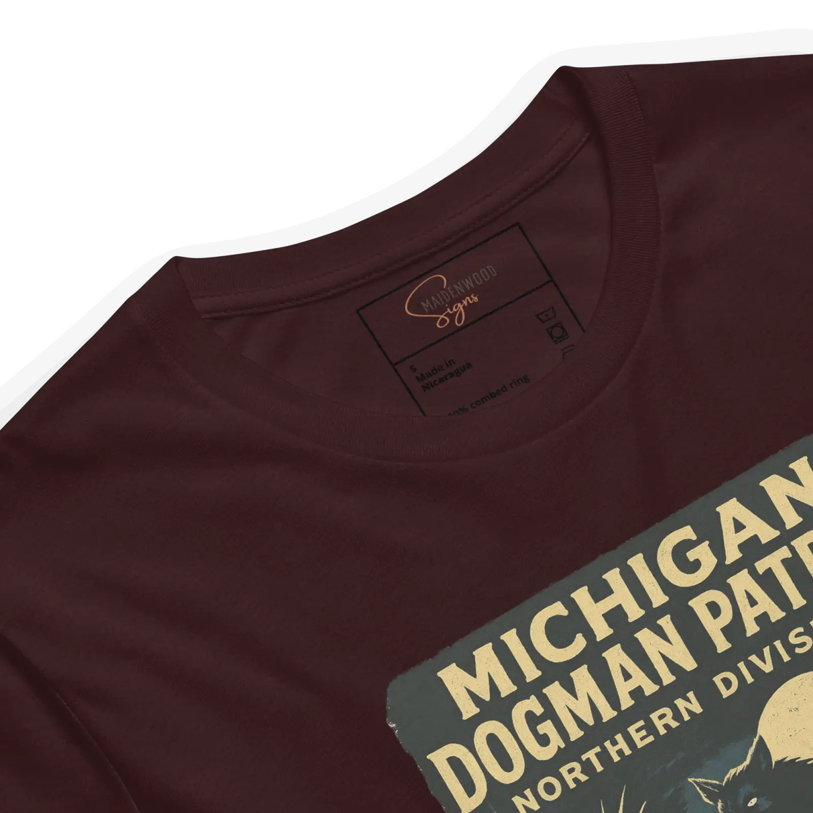 Michigan Dogman Patrol T-Shirt – Northern Division | Retro Cryptid Ranger Apparel - Image 14