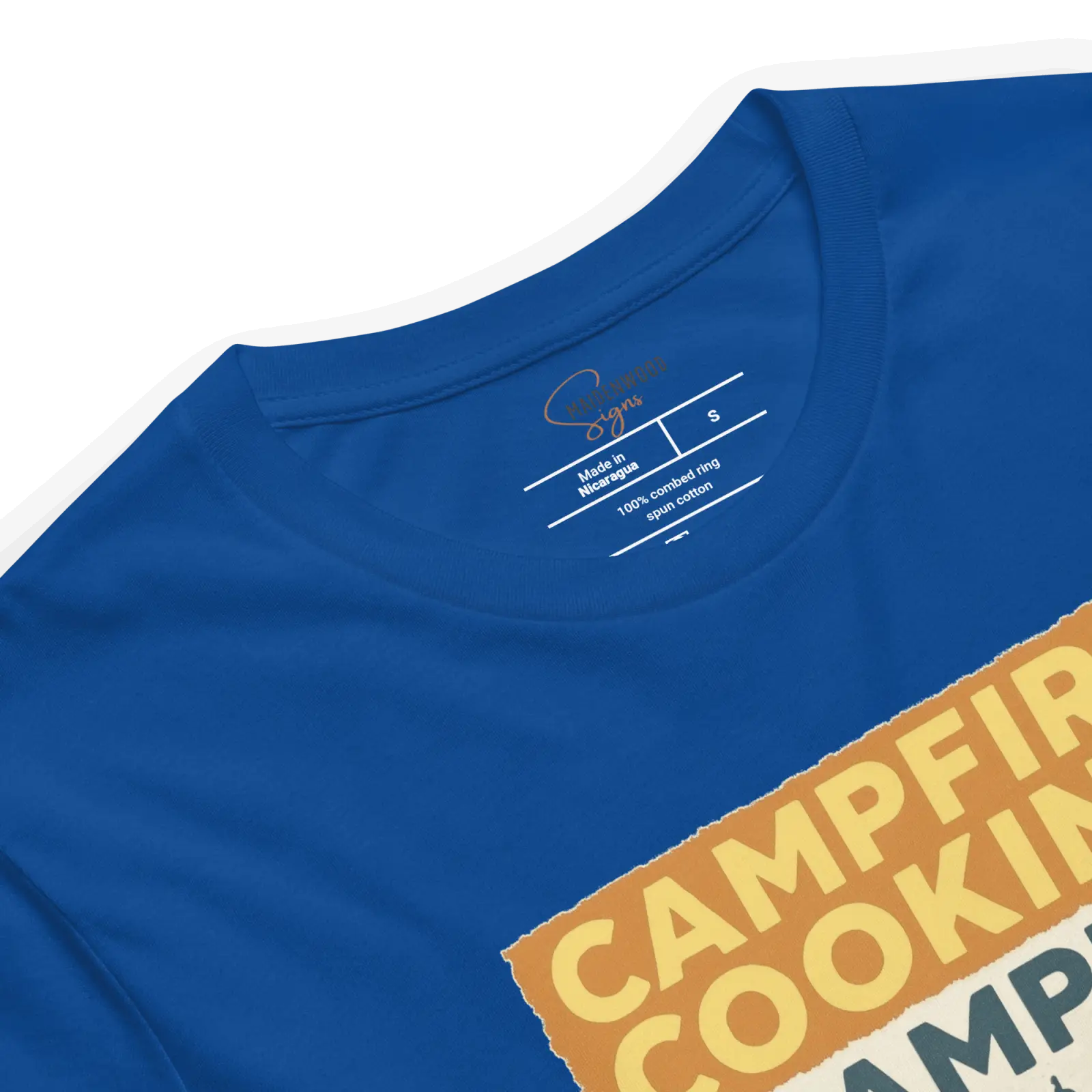 Campfire Cooking Champion T-Shirt – Manistee National Forest | Funny Outdoor Michigan Apparel - Image 9