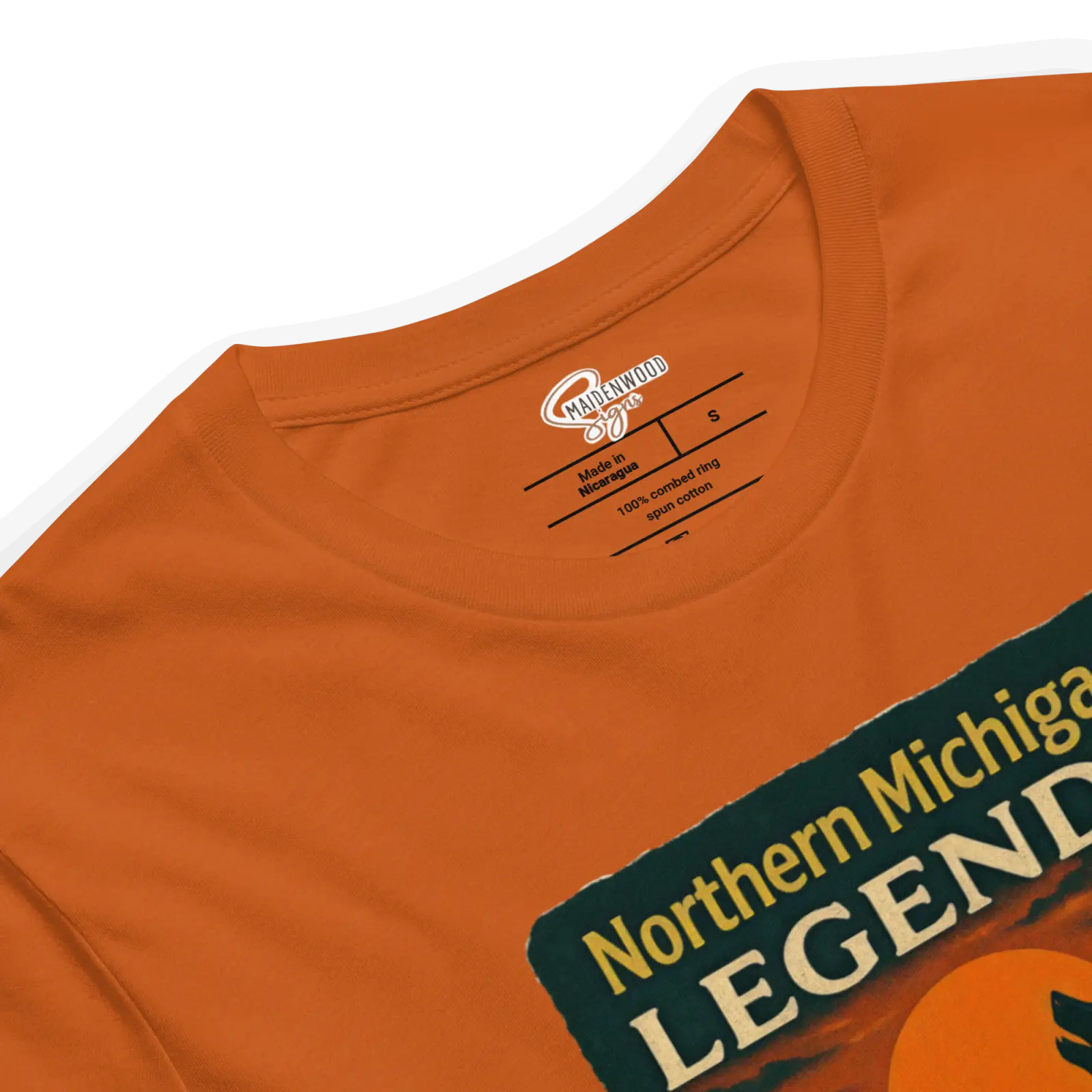Northern Michigan Legends T-Shirt – Dogman & Bigfoot Silhouette | Retro Cryptid Apparel - Image 15