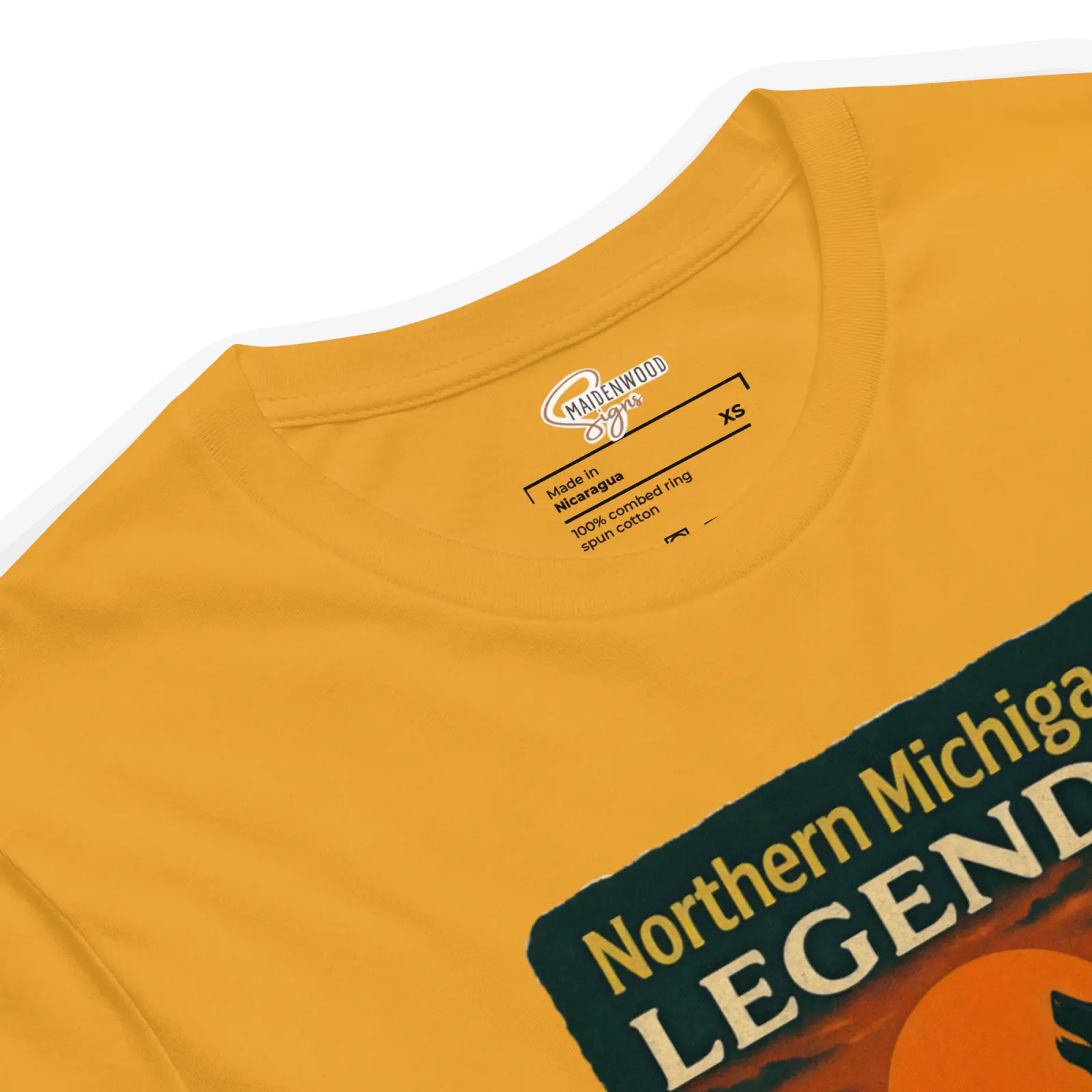 Northern Michigan Legends T-Shirt – Dogman & Bigfoot Silhouette | Retro Cryptid Apparel - Image 10