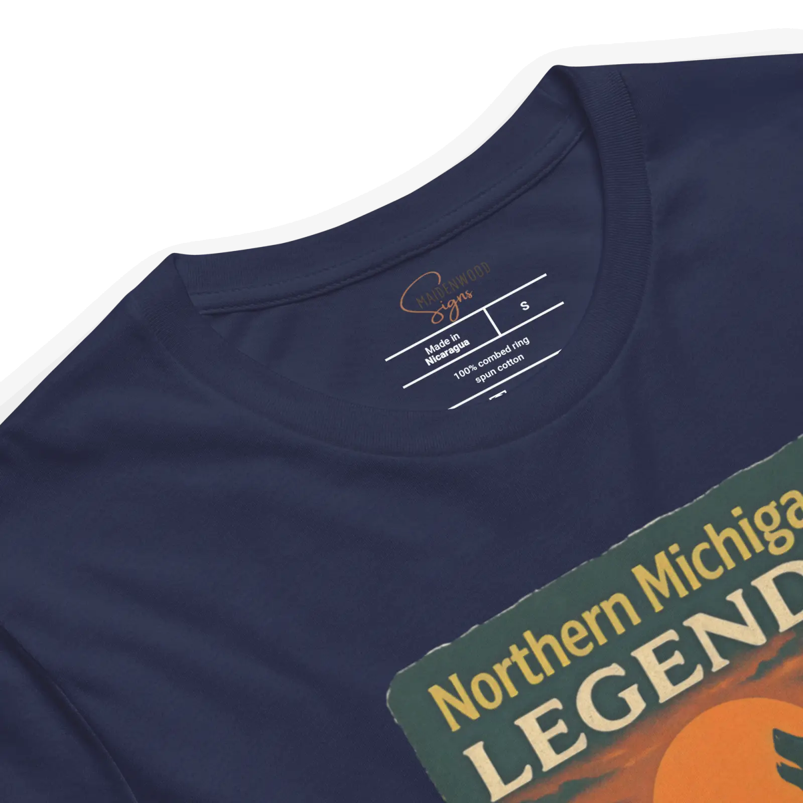 Northern Michigan Legends T-Shirt – Dogman & Bigfoot Silhouette | Retro Cryptid Apparel - Image 8