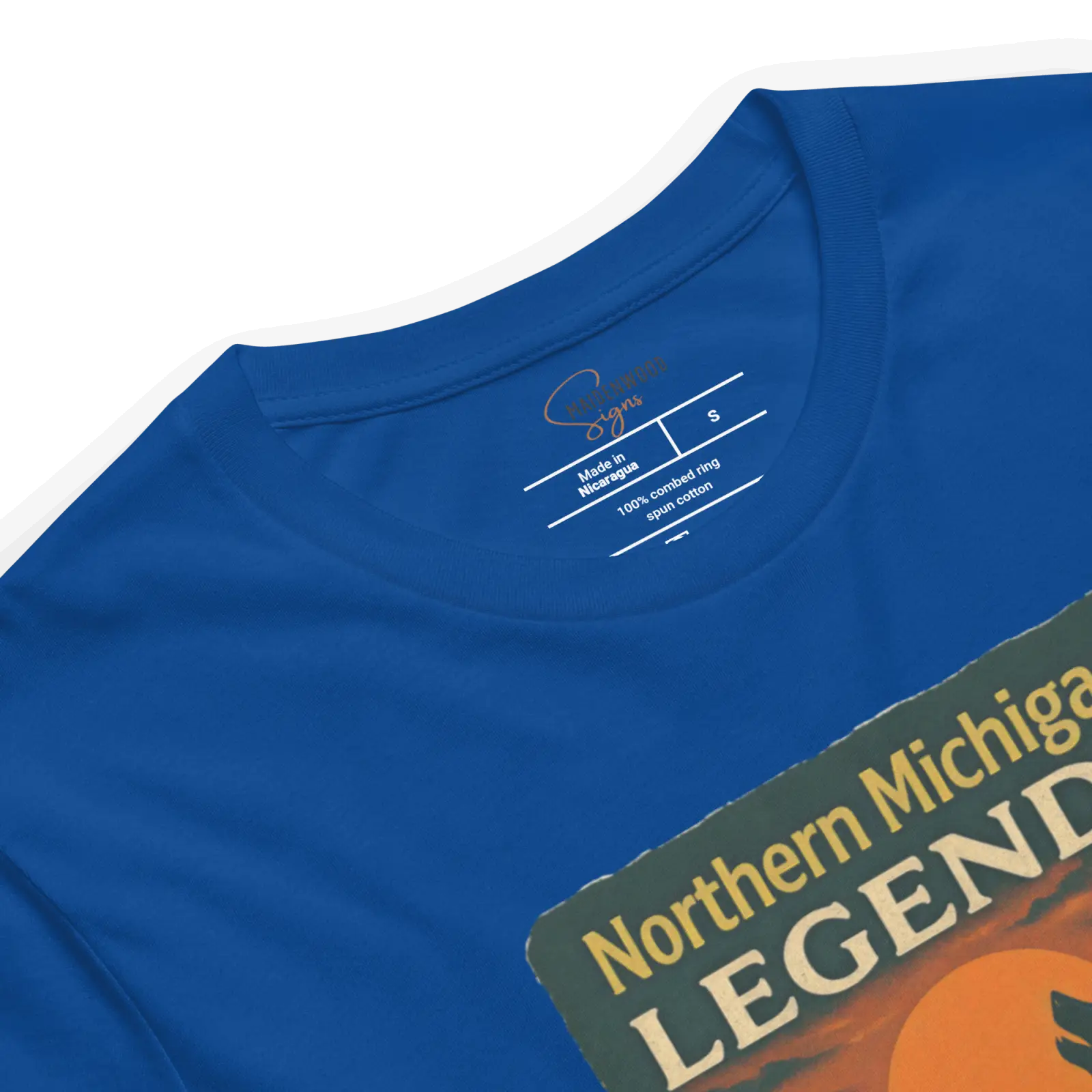 Northern Michigan Legends T-Shirt – Dogman & Bigfoot Silhouette | Retro Cryptid Apparel - Image 6