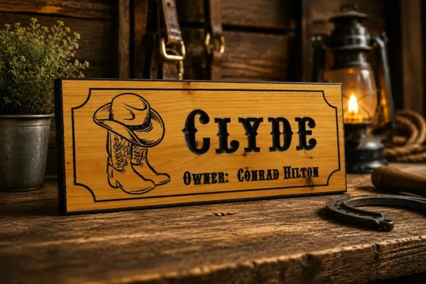 Custom Personalized Horse Stall Sign
