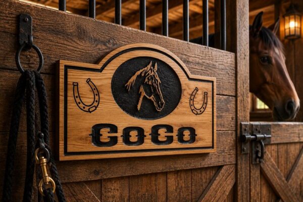 Custom Horse Stable Sign - choose from 9 images!