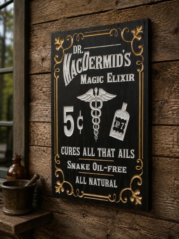 Vintage Doctor Sign | Personalized made to order