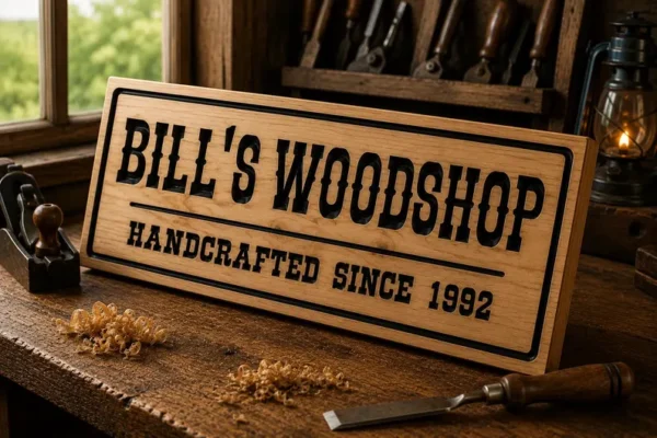 Workshop Sign | Woodshop Sign Personalized